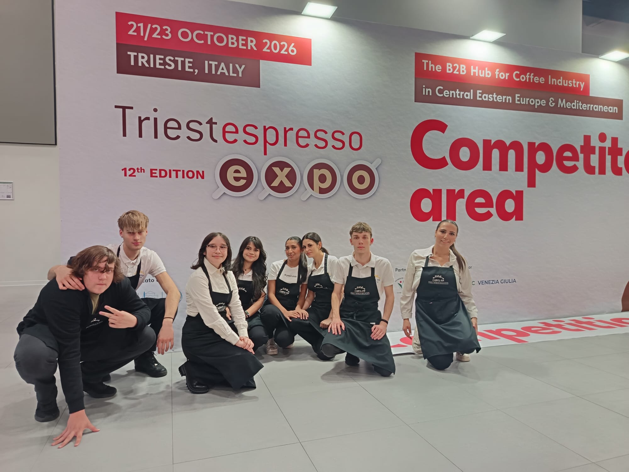 Gli studenti del CIOFS-FP Trieste protagonisti a Triestespresso Expo Gli studenti del CIOFS-FP Trieste protagonisti a Triestespresso Expo
